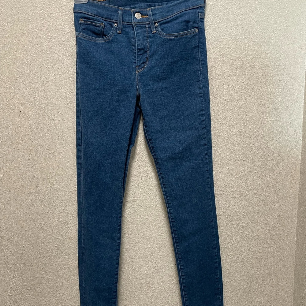Levi's Blue Skinny Jeans with Stretch Denim